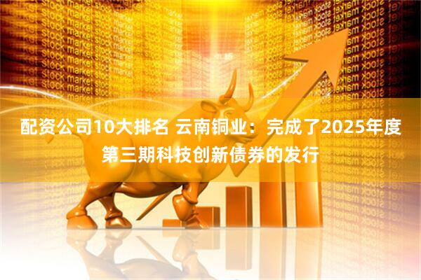 配资公司10大排名 云南铜业：完成了2025年度第三期科技创新债券的发行